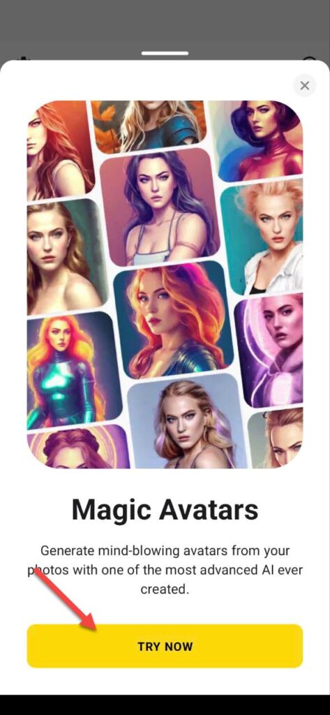 magický avatari v aplikácii lensa
